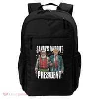 Trump SantaS Favorite President Gift Backpack thumb 0