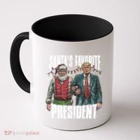 Trump SantaS Favorite President Gift Coffee Mug thumb 0