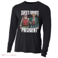 Trump SantaS Favorite President Gift Cooling Performance Long Sleeve Crew thumb 0
