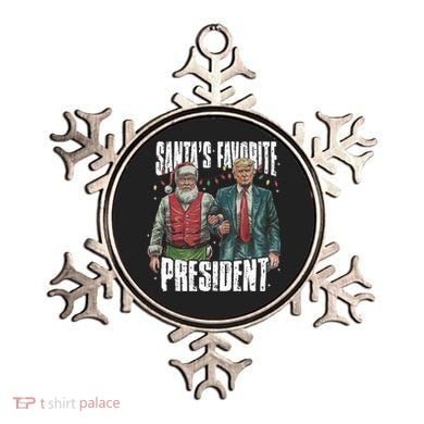 Trump SantaS Favorite President Gift Ornament