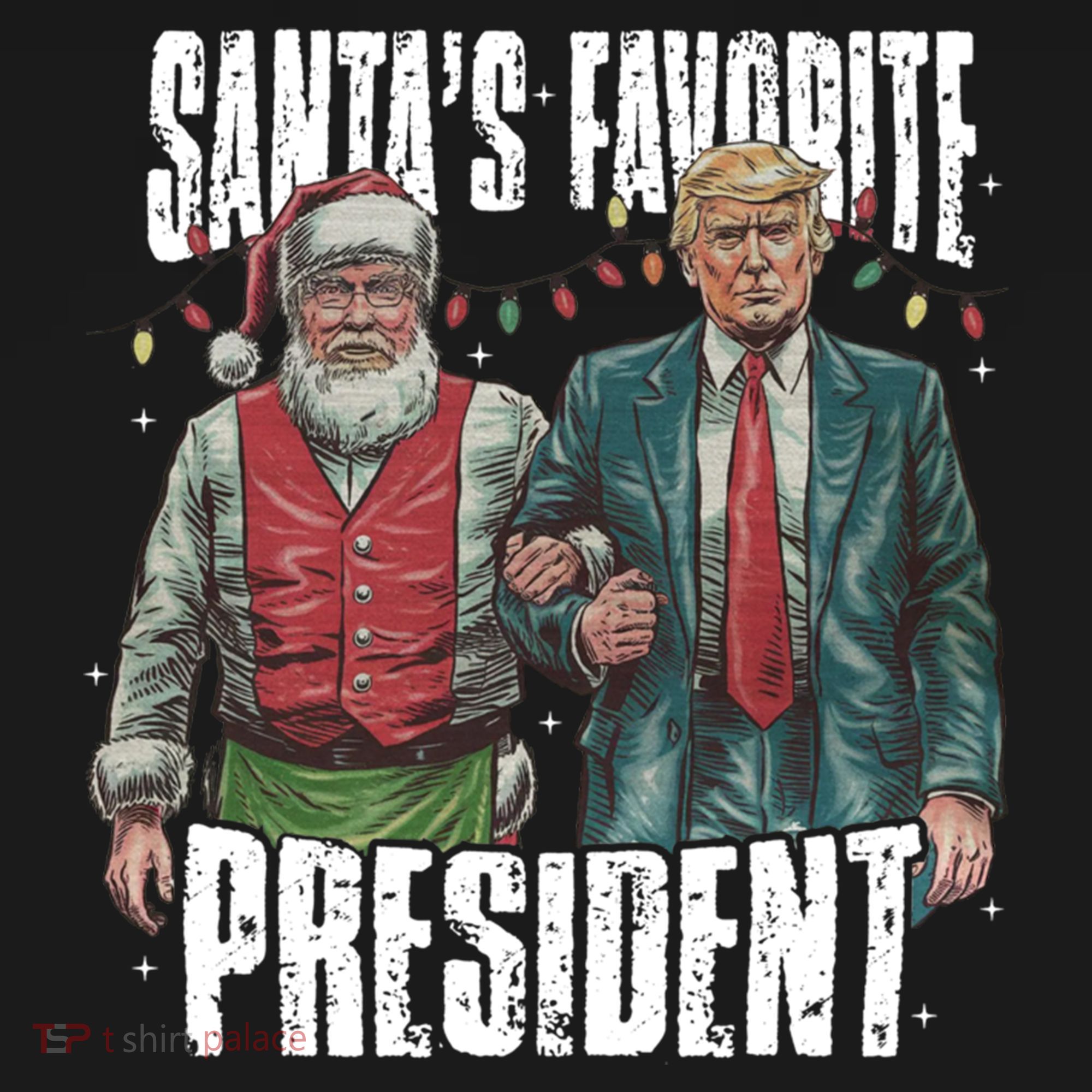 Trump SantaS Favorite President Gift Ornament