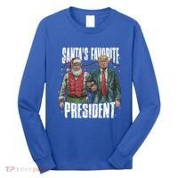 Trump SantaS Favorite President Gift Long Sleeve Shirt thumb 0