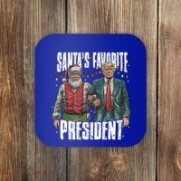 Trump SantaS Favorite President Gift Coaster thumb 0