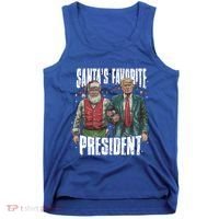 Trump SantaS Favorite President Gift Tank Top thumb 0
