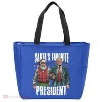 Trump SantaS Favorite President Gift Tote Bag thumb 0