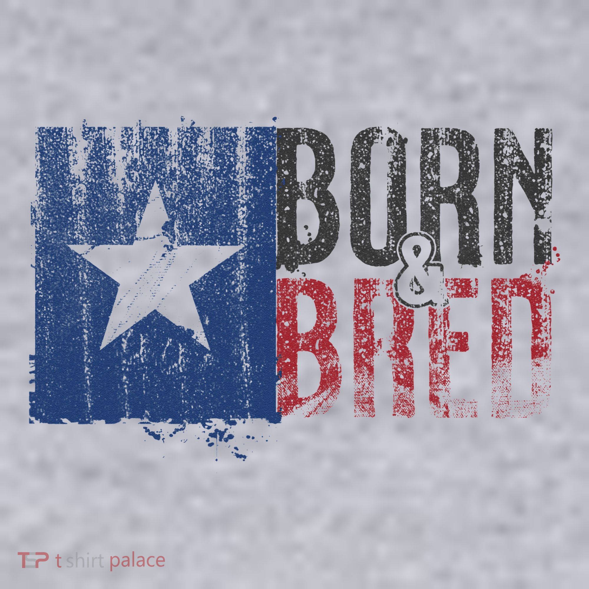 Texas State Flag Pride Born & Bred Native Home Women's Sweatshirt