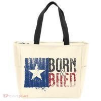 Texas State Flag Pride Born & Bred Native Home Tote Bag thumb 0