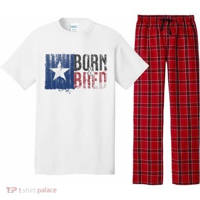 Texas State Flag Pride Born & Bred Native Home Pajama Set