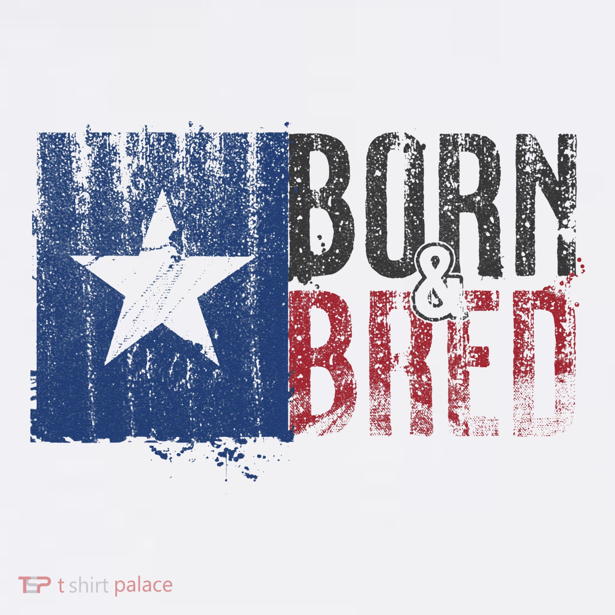 Texas State Flag Pride Born & Bred Native Home Women's Hoodie