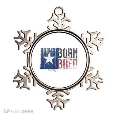 Texas State Flag Pride Born & Bred Native Home Ornament