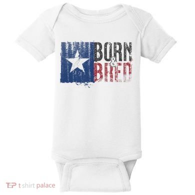 Texas State Flag Pride Born & Bred Native Home Baby Bodysuit