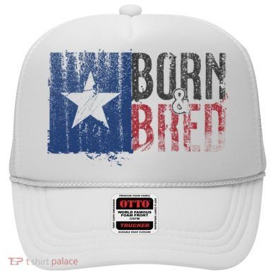 Texas State Flag Pride Born & Bred Native Home Hat