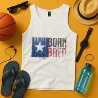 Texas State Flag Pride Born & Bred Native Home Tank Top thumb 4
