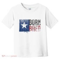 Texas State Flag Pride Born & Bred Native Home Toddler T-Shirt thumb 0