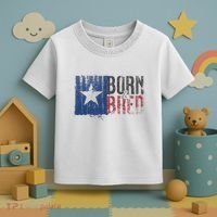 Texas State Flag Pride Born & Bred Native Home Toddler T-Shirt thumb 3