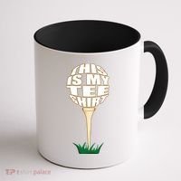 Tee Shirt Funny Golf Funny Gift This Is My Tee Golfer Gift Coffee Mug thumb 1