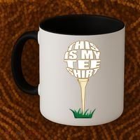 Tee Shirt Funny Golf Funny Gift This Is My Tee Golfer Gift Coffee Mug thumb 2