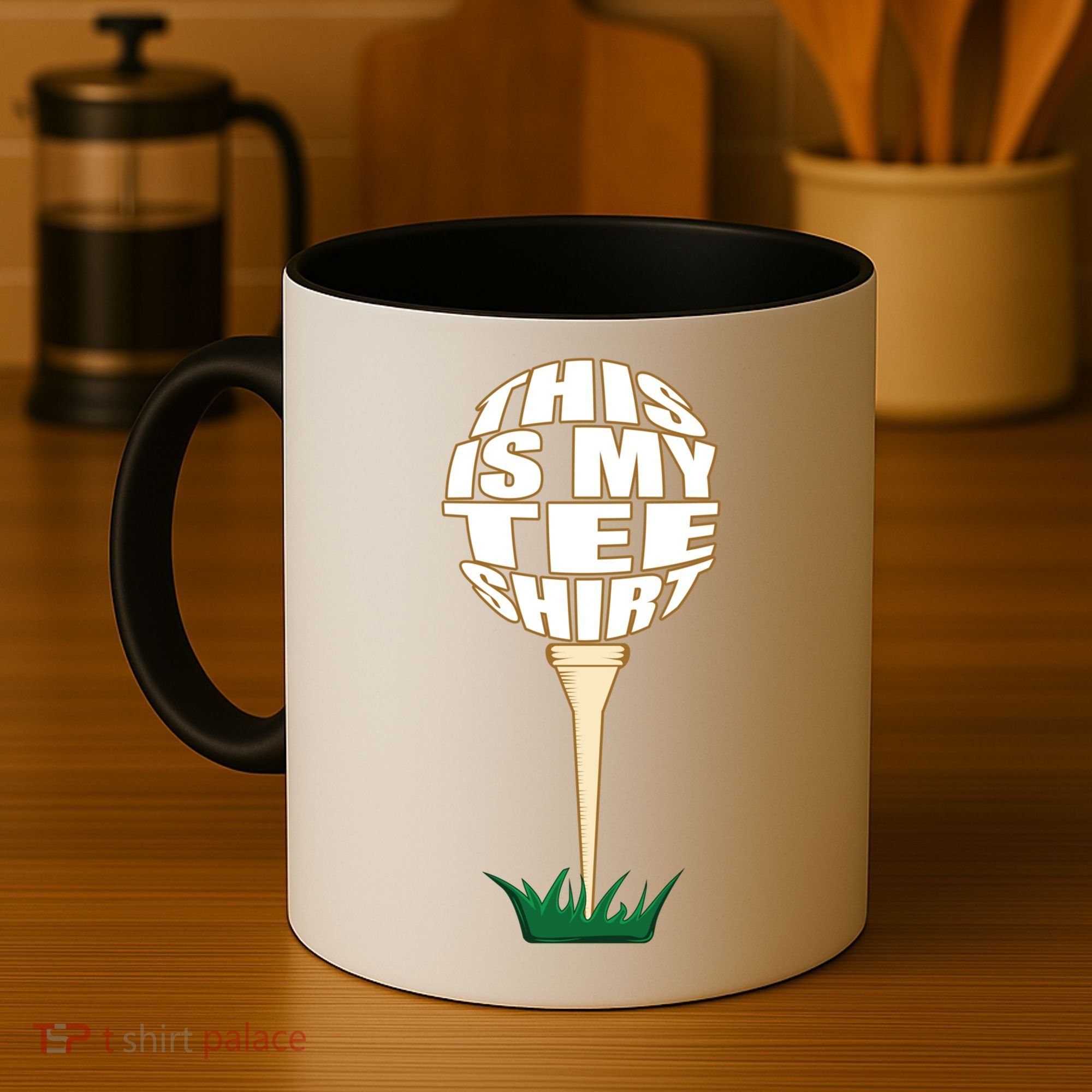 Tee Shirt Funny Golf Funny Gift This Is My Tee Golfer Gift Coffee Mug