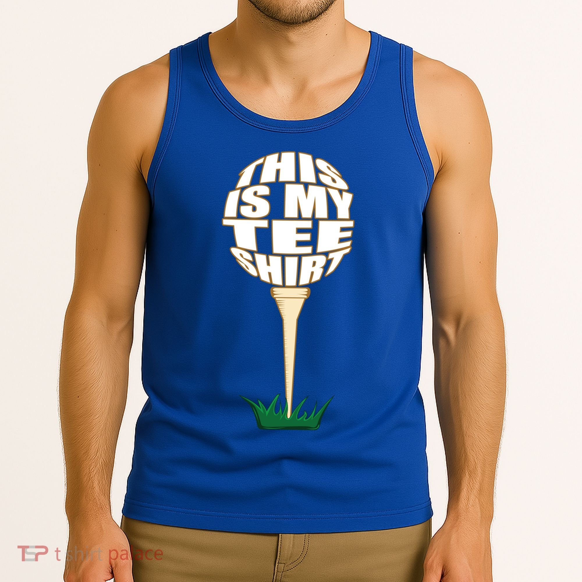 Tee Shirt Funny Golf Funny Gift This Is My Tee Golfer Gift Tank Top