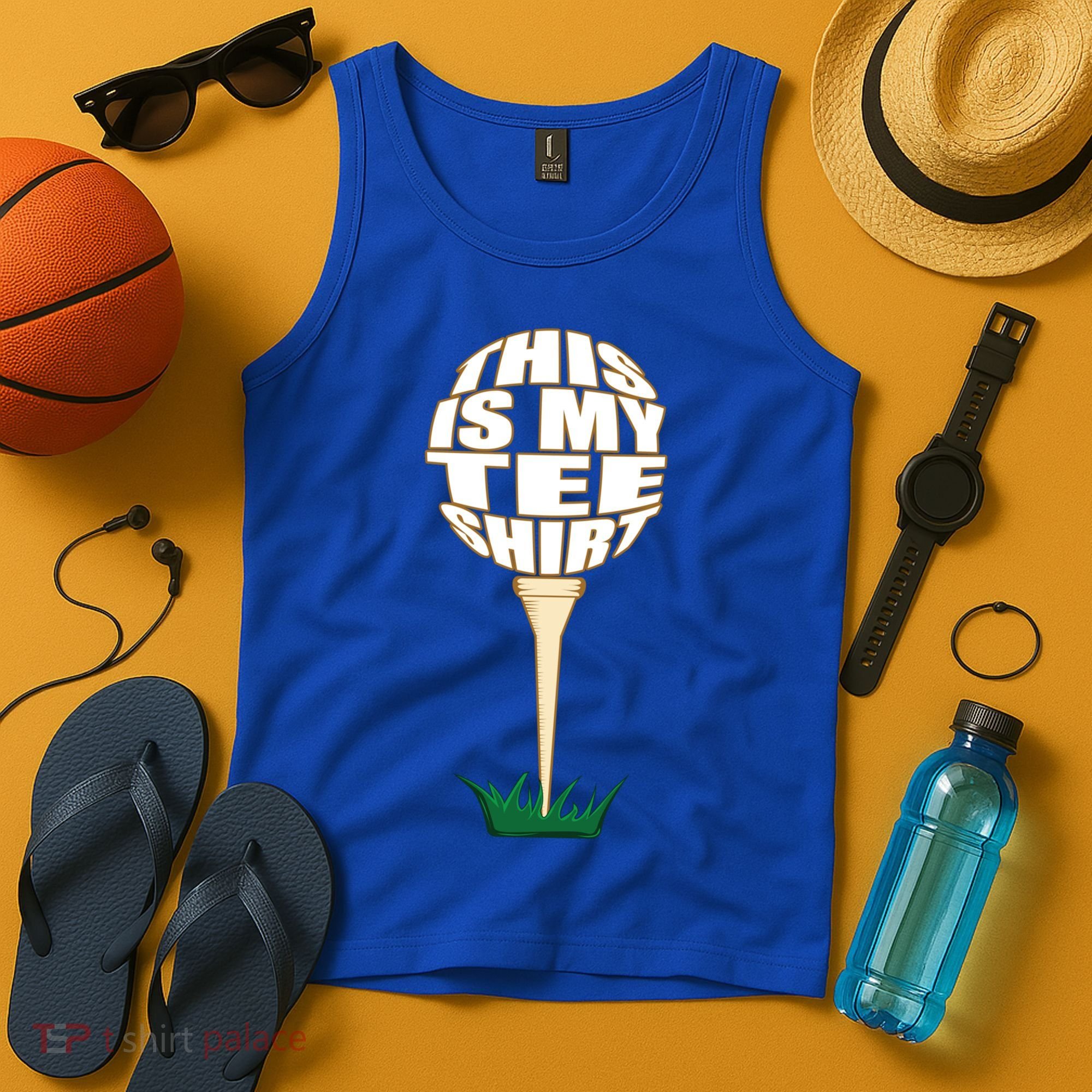 Tee Shirt Funny Golf Funny Gift This Is My Tee Golfer Gift Tank Top