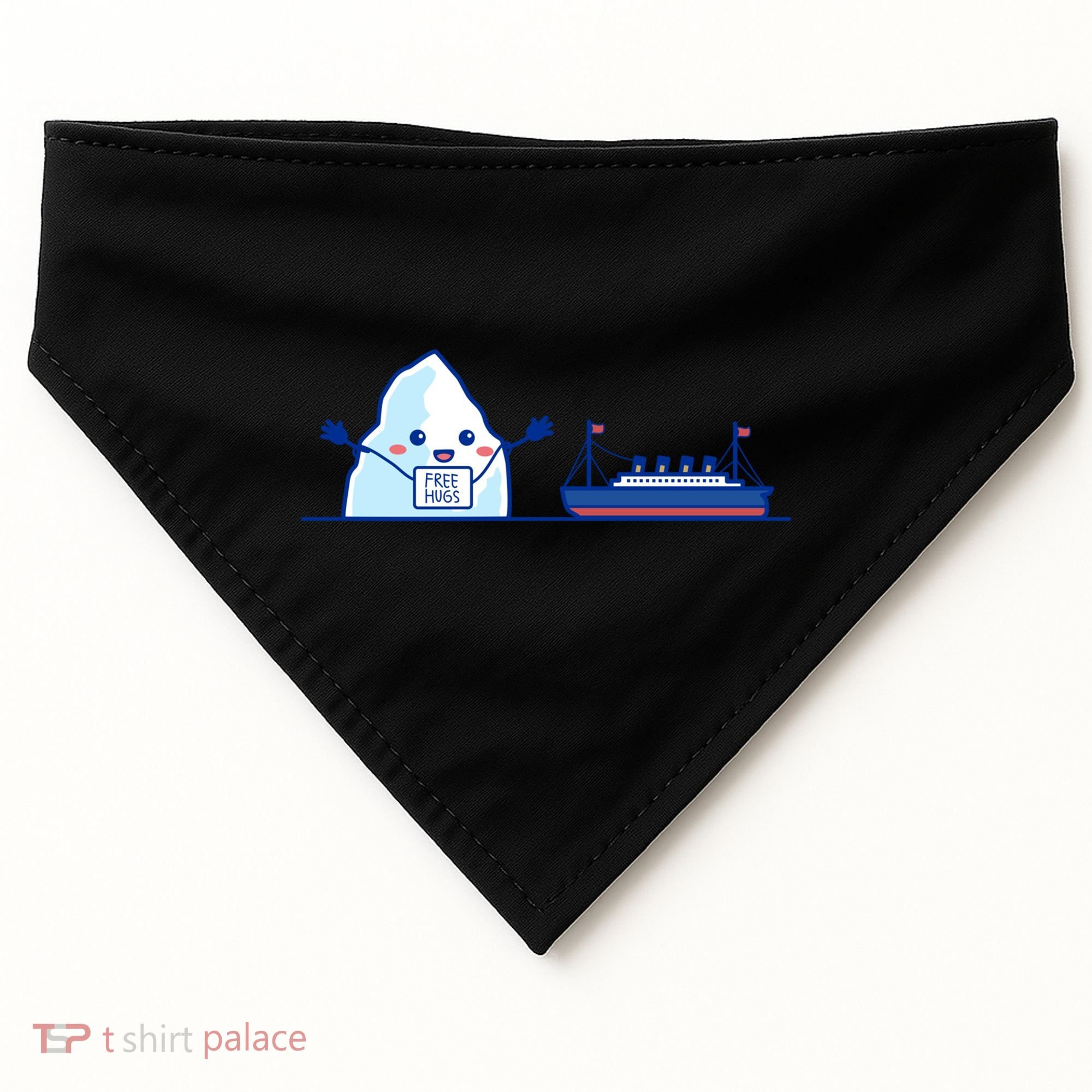 Titanic Shirt Free Hugs Funny Gift Titanic Humor Gift USA-Made Doggie Bandana