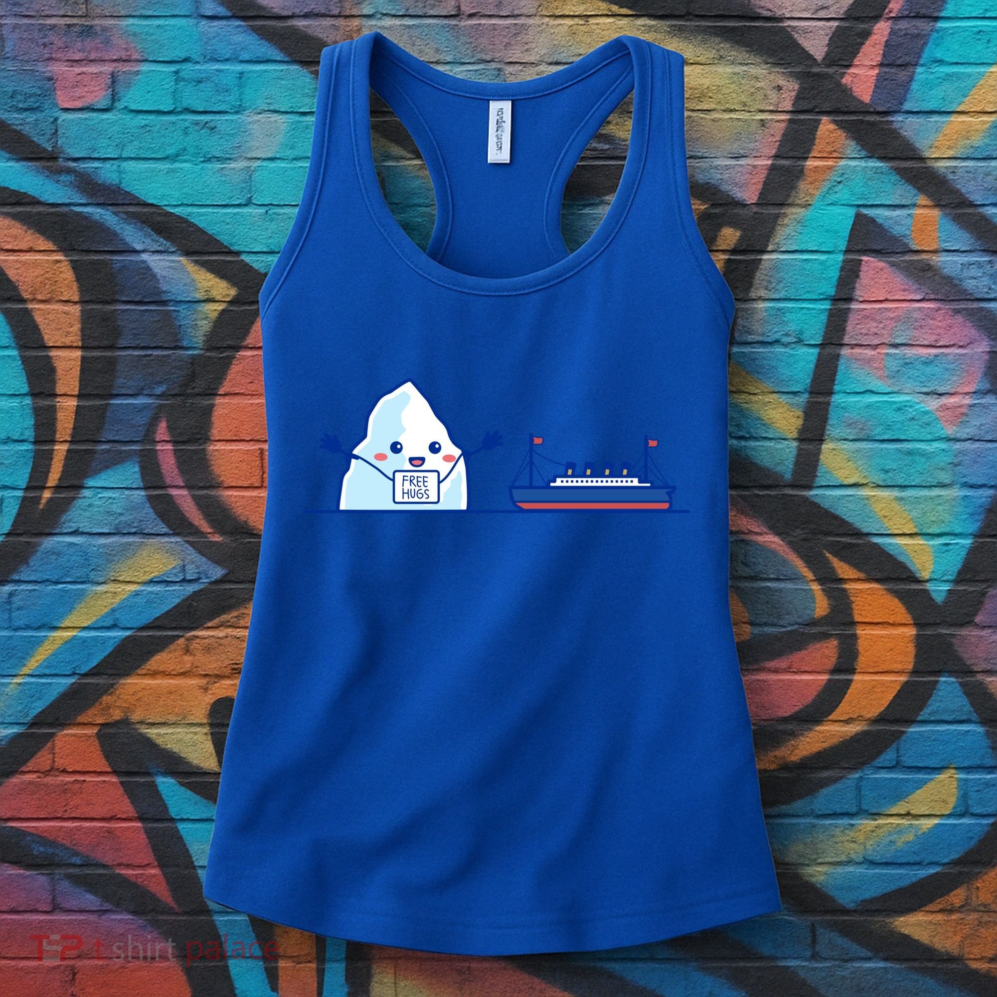 Titanic Shirt Free Hugs Funny Gift Titanic Humor Gift Women's Tank Top