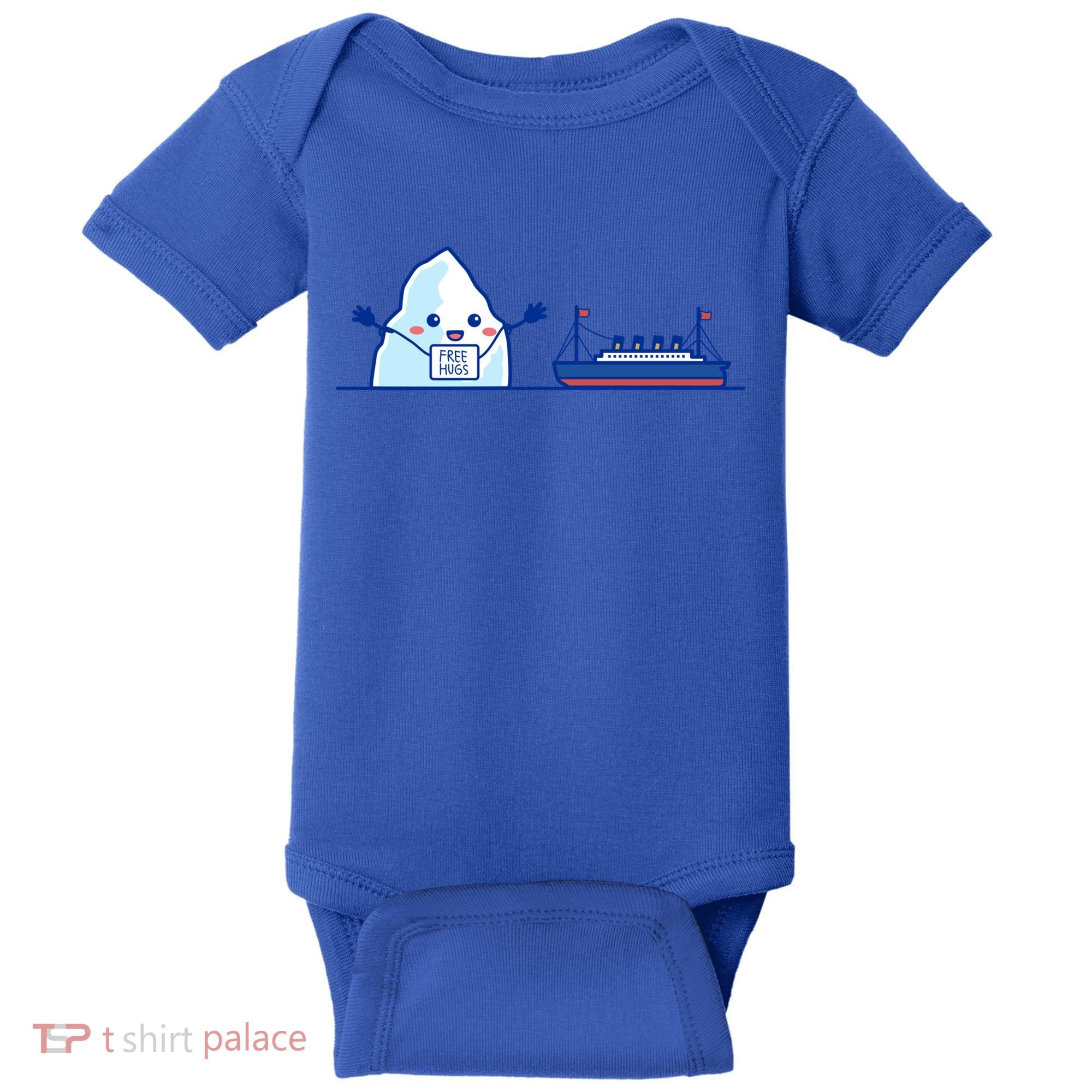 Titanic Shirt Free Hugs Funny Gift Titanic Humor Gift Baby Bodysuit