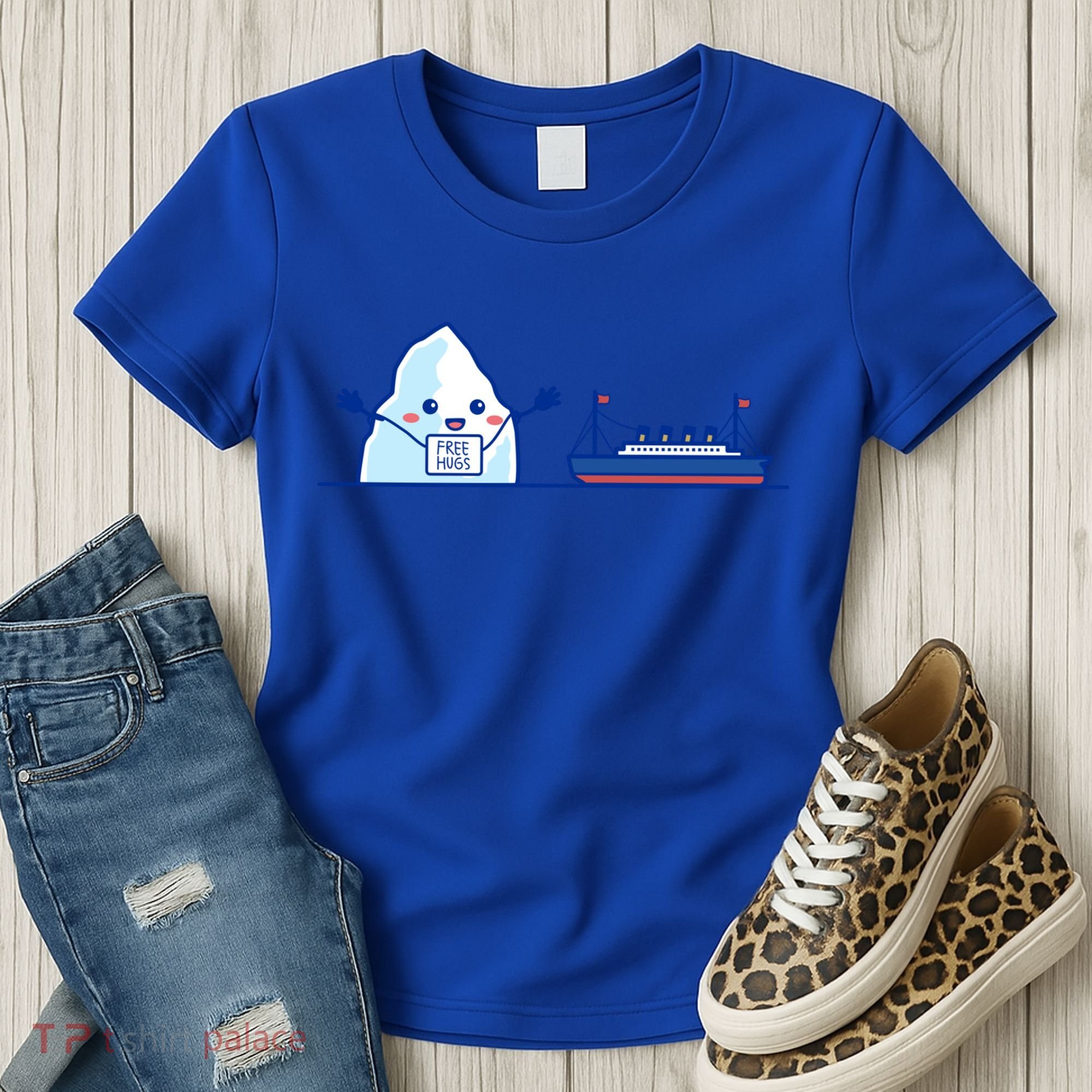 Titanic Shirt Free Hugs Funny Gift Titanic Humor Gift Women's T-Shirt