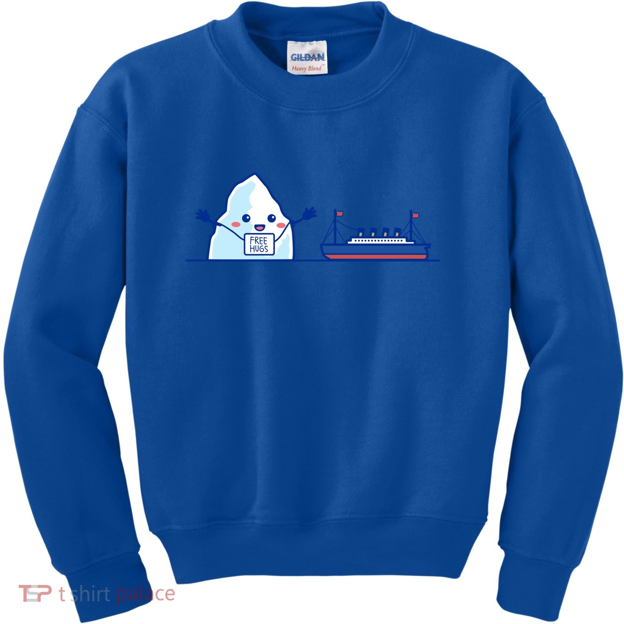 Titanic Shirt Free Hugs Funny Gift Titanic Humor Gift Kids Sweatshirt
