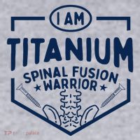 Titanium Spinal Fusion Warrior Spine Surgery Women's Sweatshirt thumb 2