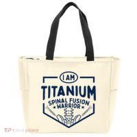 Titanium Spinal Fusion Warrior Spine Surgery Tote Bag thumb 0