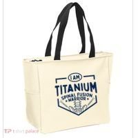 Titanium Spinal Fusion Warrior Spine Surgery Tote Bag thumb 2