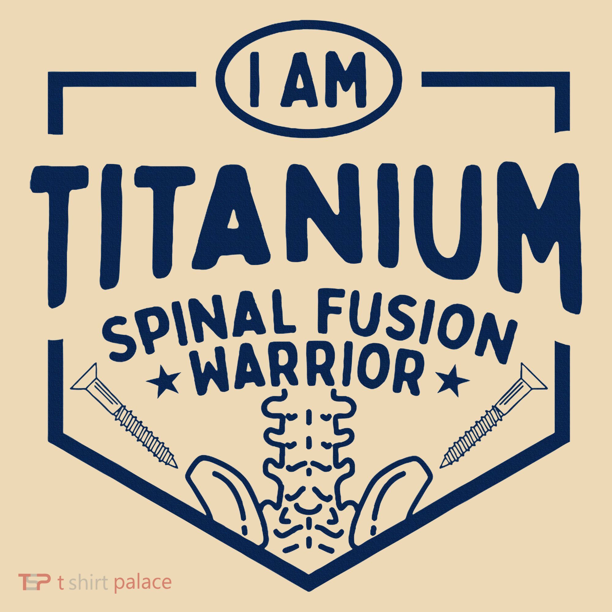 Titanium Spinal Fusion Warrior Spine Surgery Tote Bag