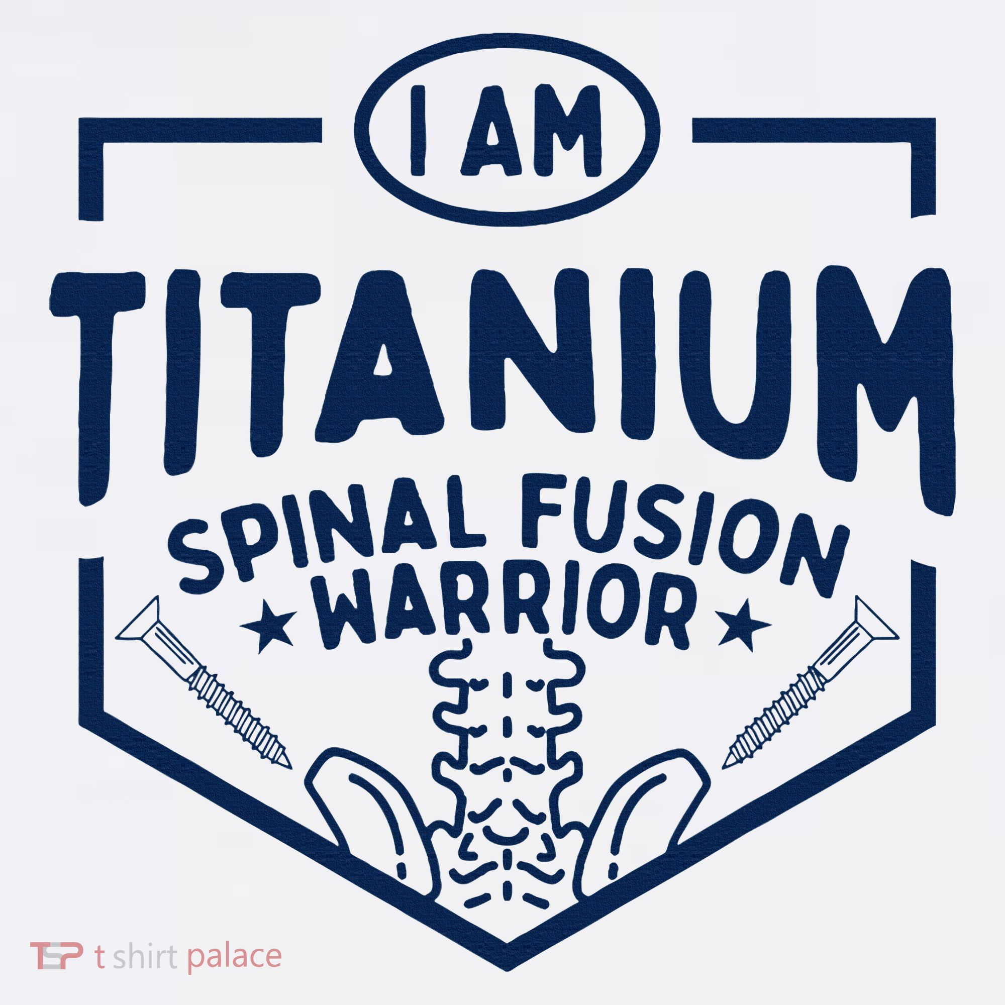 Titanium Spinal Fusion Warrior Spine Surgery Sweatshirt