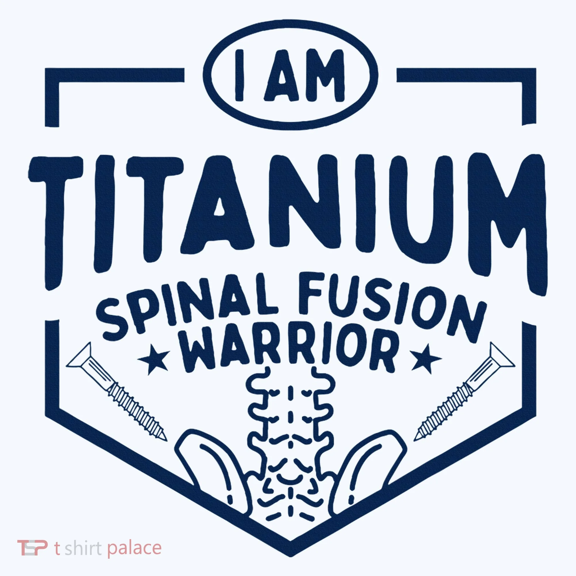 Titanium Spinal Fusion Warrior Spine Surgery Button