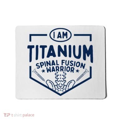 Titanium Spinal Fusion Warrior Spine Surgery Mousepad