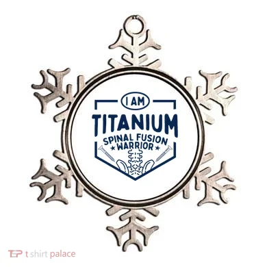 Titanium Spinal Fusion Warrior Spine Surgery Ornament