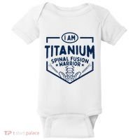 Titanium Spinal Fusion Warrior Spine Surgery Baby Bodysuit thumb 0