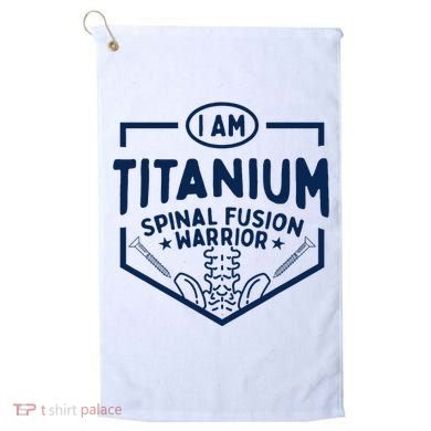 Titanium Spinal Fusion Warrior Spine Surgery Golf Towel