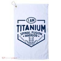 Titanium Spinal Fusion Warrior Spine Surgery Golf Towel thumb 0
