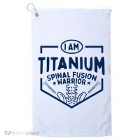 Titanium Spinal Fusion Warrior Spine Surgery Golf Towel thumb 0