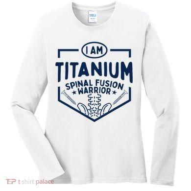 Titanium Spinal Fusion Warrior Spine Surgery Women's Long Sleeve Shirt
