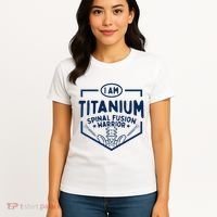 Titanium Spinal Fusion Warrior Spine Surgery Women's T-Shirt thumb 4