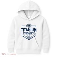 Titanium Spinal Fusion Warrior Spine Surgery Kids Hoodie thumb 0
