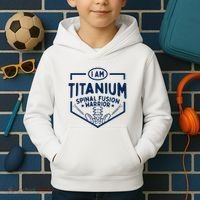 Titanium Spinal Fusion Warrior Spine Surgery Kids Hoodie thumb 2