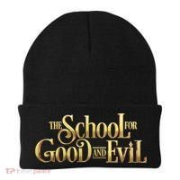 The School For Good And Evil Text Logo Gift Beanie thumb 0