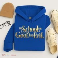The School For Good And Evil Text Logo Gift Hoodie thumb 4