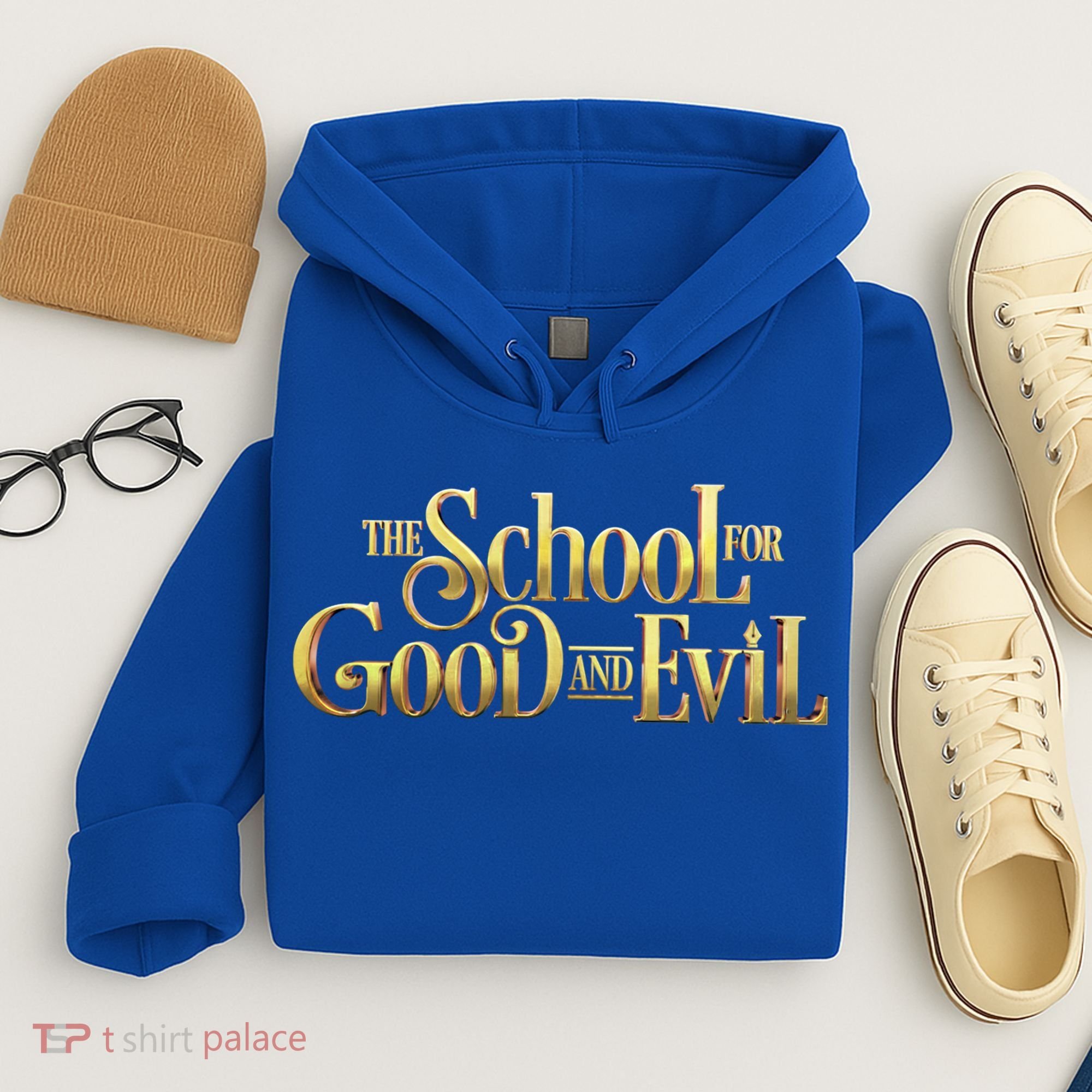 The School For Good And Evil Text Logo Gift Hoodie