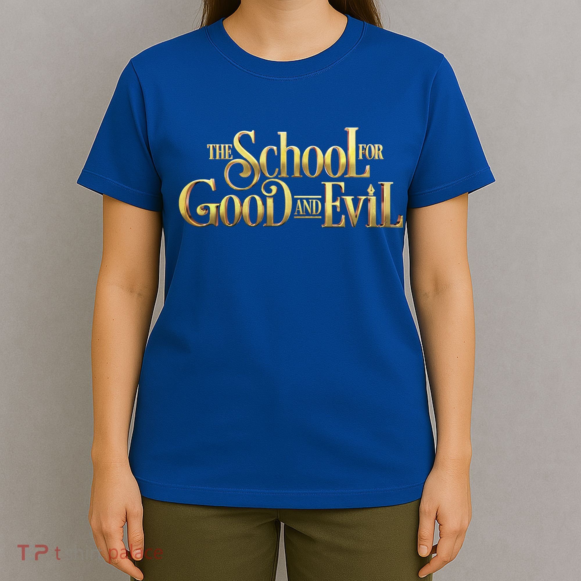 The School For Good And Evil Text Logo Gift T-Shirt