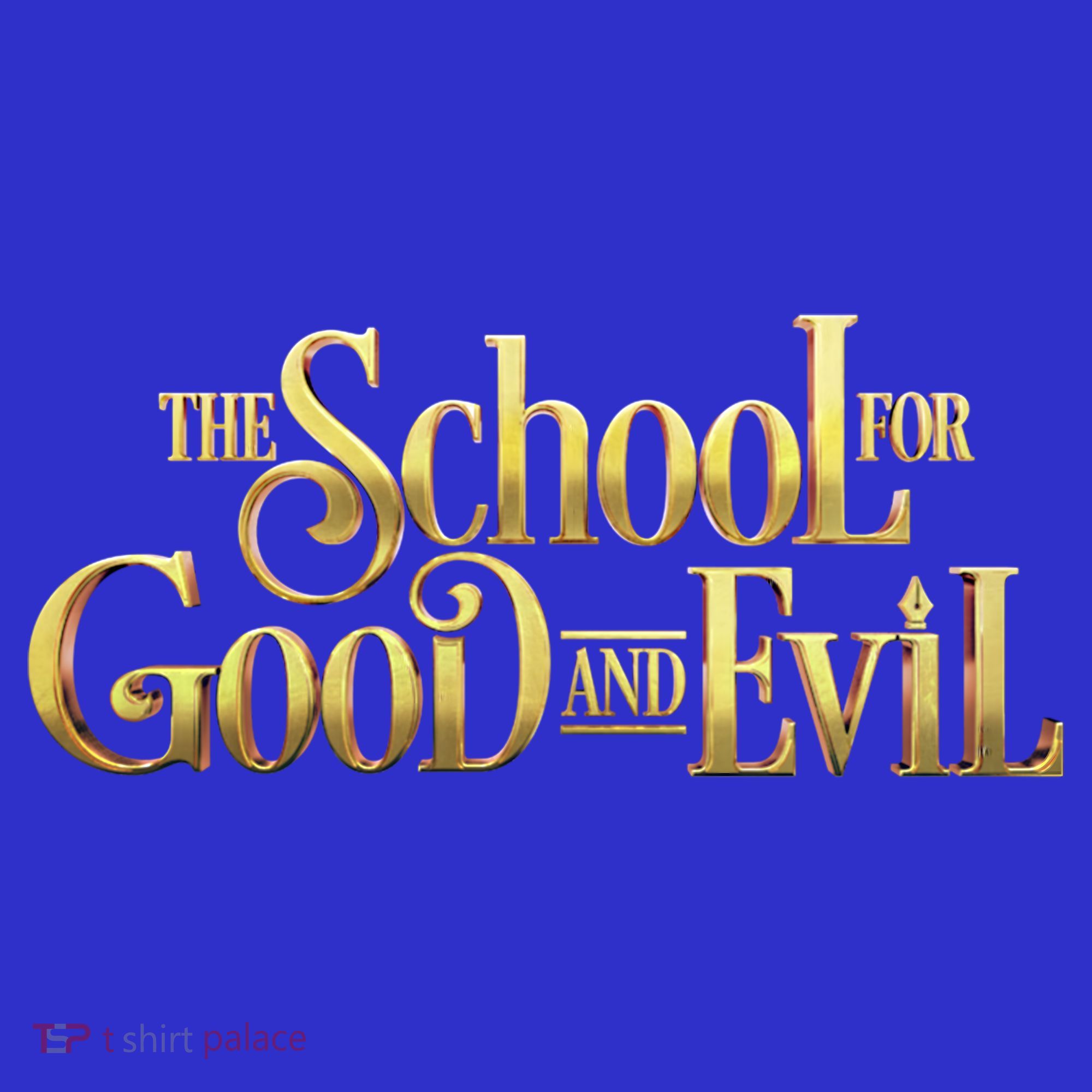 The School For Good And Evil Text Logo Gift Women's Long Sleeve Shirt